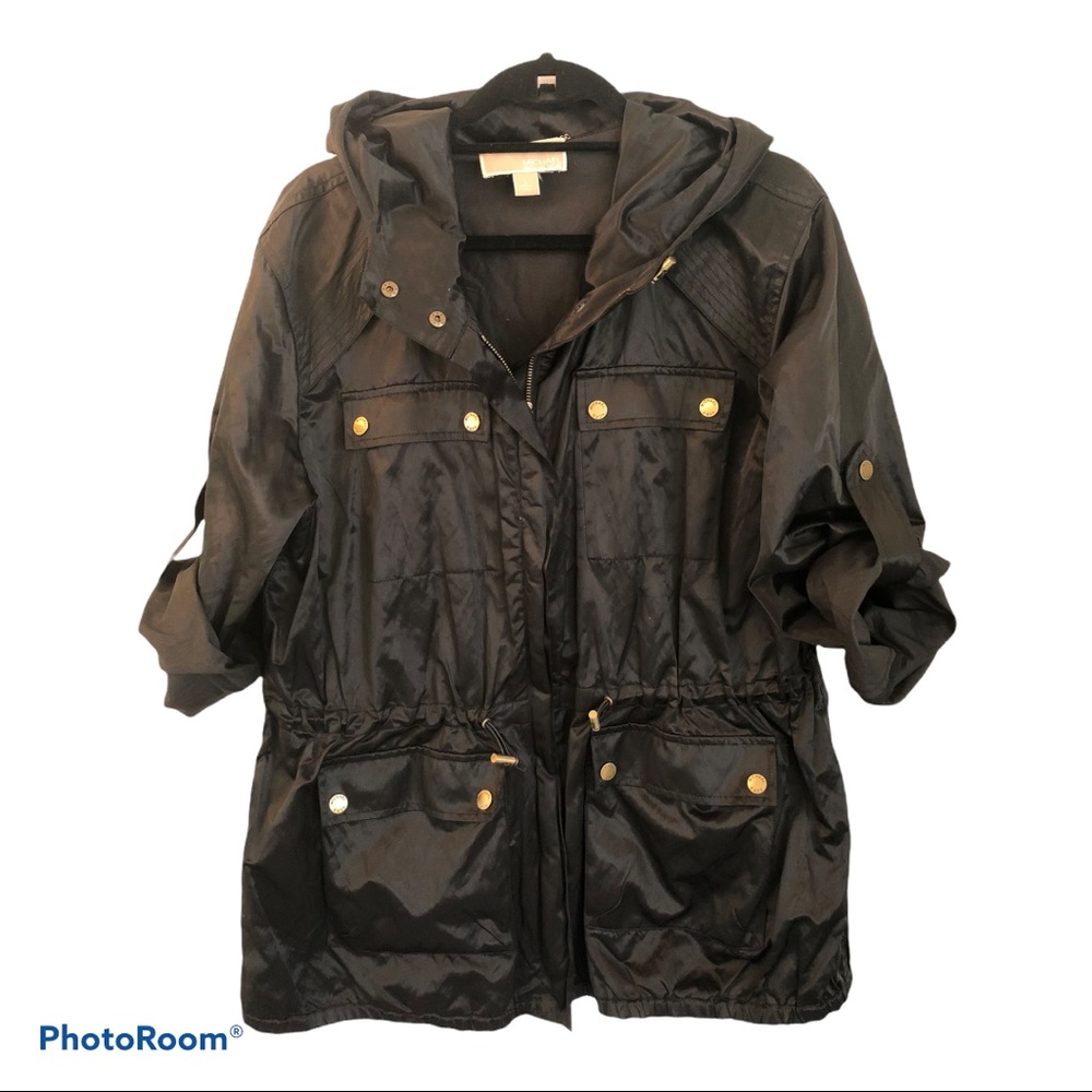 Michelle Kors hooded windbreaker jacket Large